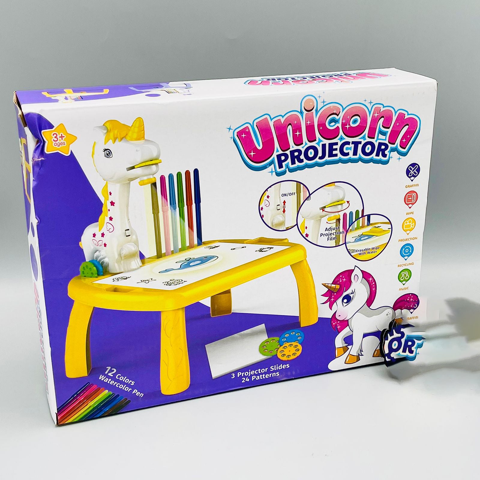 Drawing Projector Table Unicorn Style, Trace and Draw for Kids Preschool  Learning and Education